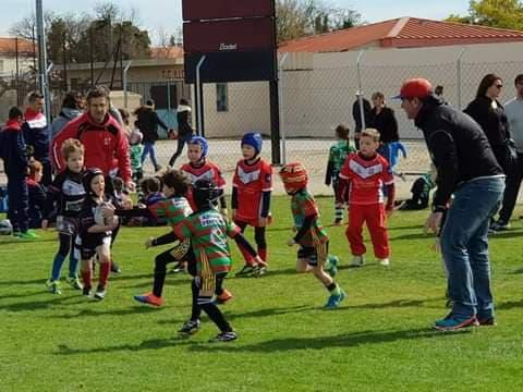 Plateau pour l'école de rugby: des matchs dès u7