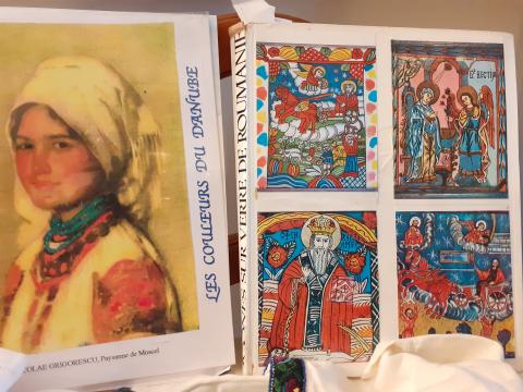 Juillet 2020 - Stage de  peinture sur verre