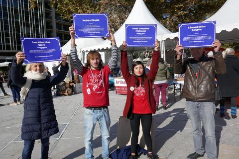 80 ans de lutte et de résistance pour la liberté et les droits fondamentaux des personnes déplacées, exilées, migrantes et réfugiées.