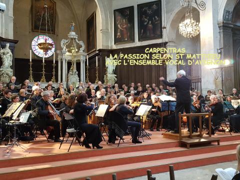 La Passion selon Saint Matthieu Carpentras Mars 2018 avec E.V.A.