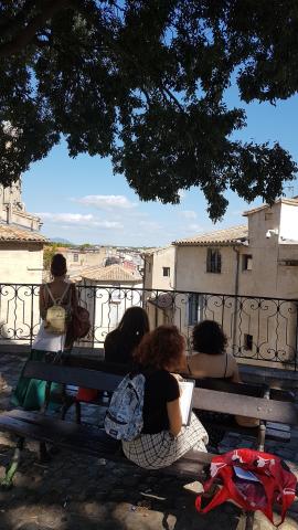 Stage d'écriture 'Écrire la rue' à Montpellier, septembre 2020