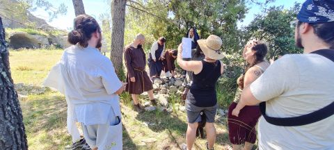 Backstage d'un shooting pour un projet associatif