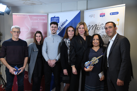 Cercle Mozart trophée de l'engagement social décerné au comité Hérault d'Enfance et Partage