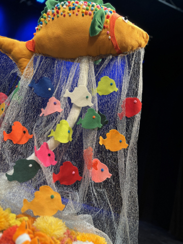 Elément de décors Sous l'océan avec Rusalka