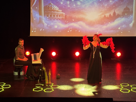 Songe d'une nuit d'opéra, scène de la Diva