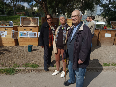 Mise en service du compostage dans le parc