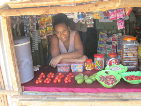 Stand d'une filleule de Diégo Suarez