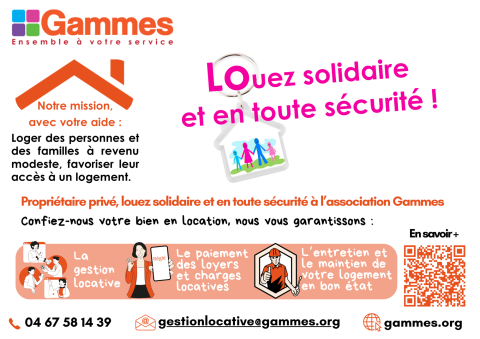 Propriétaire, louez solidaire à Gammes 