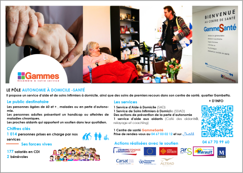 Découvrez nos activités d'aide de soins à domicile et de santé quartier Gambetta