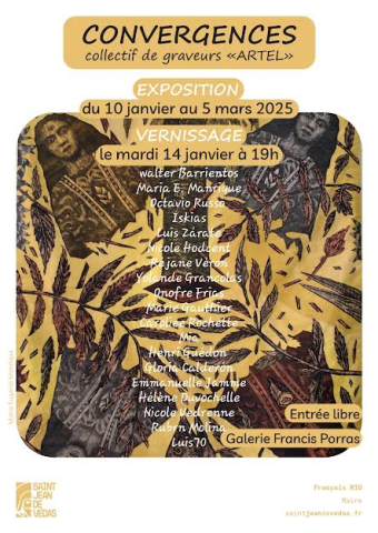 Exp. Convergences au Chai du Terral, Saint Jean de Védas. 