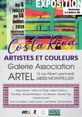 Exp. Costa Rica avec la participation d'artistes latino-américains. 