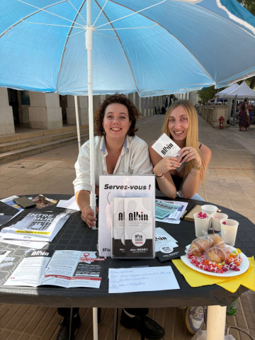 Les bénévoles d'Albin Montpellier étaient présentes au forum des associations 2025 ! 
