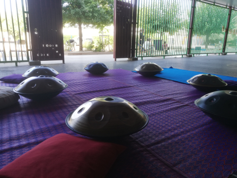 Atelier handpan estival avec la médiathèque JJ Rousseau