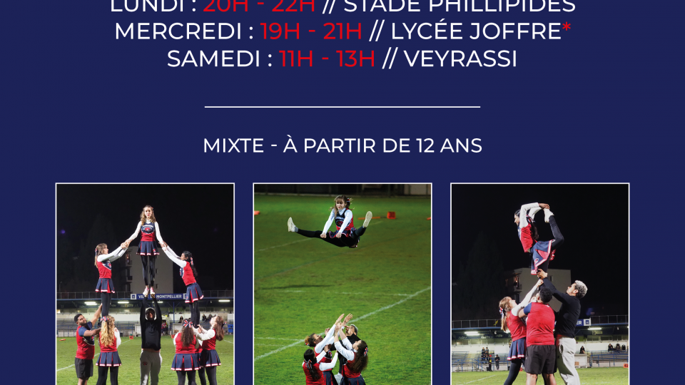Cheerleading mixte