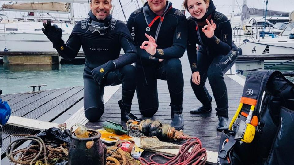 Ecovolontariat à Lisbonne, Protection des fonds marins et collecte des déchets.