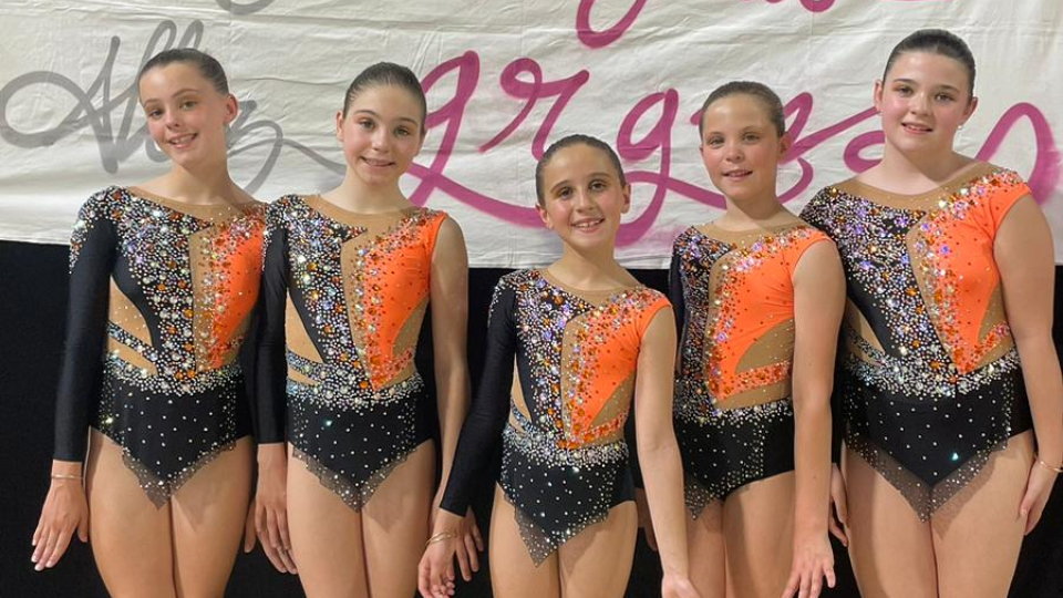 Sponsoring de la jeune équipe de gymnastes de la Grande Motte